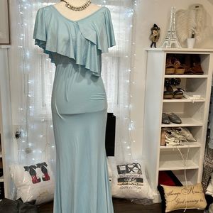 Blue maxi dress size M